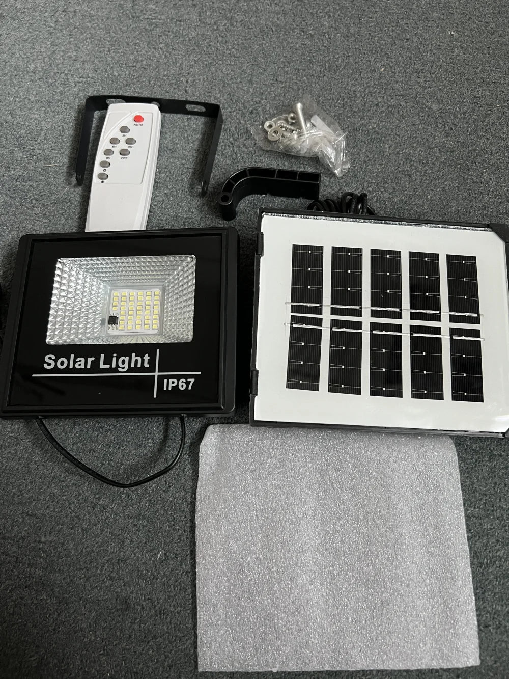 Solar Flood Light with Remote