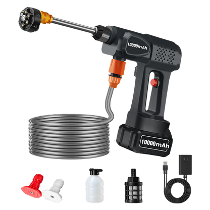 Portable Cordless Pressure Washer | Battery Powered Car & Garden Cleaner