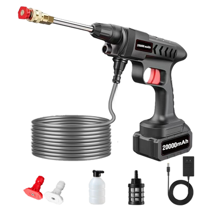 Portable Cordless Pressure Washer | Battery Powered Car & Garden Cleaner