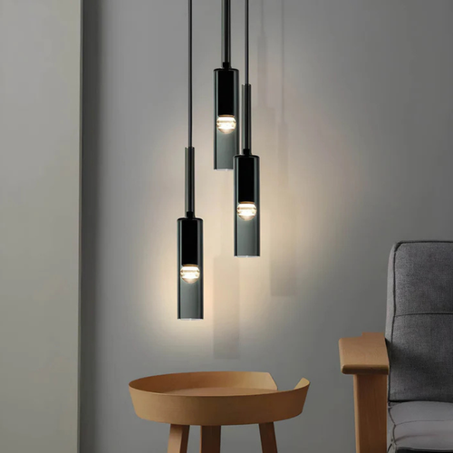 Modern Glass Pendant Light – E27 Hanging Ceiling Lamp for Dining & Living Room