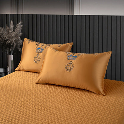 Nailah Egyptian Cotton Satin Duvet Cover Set