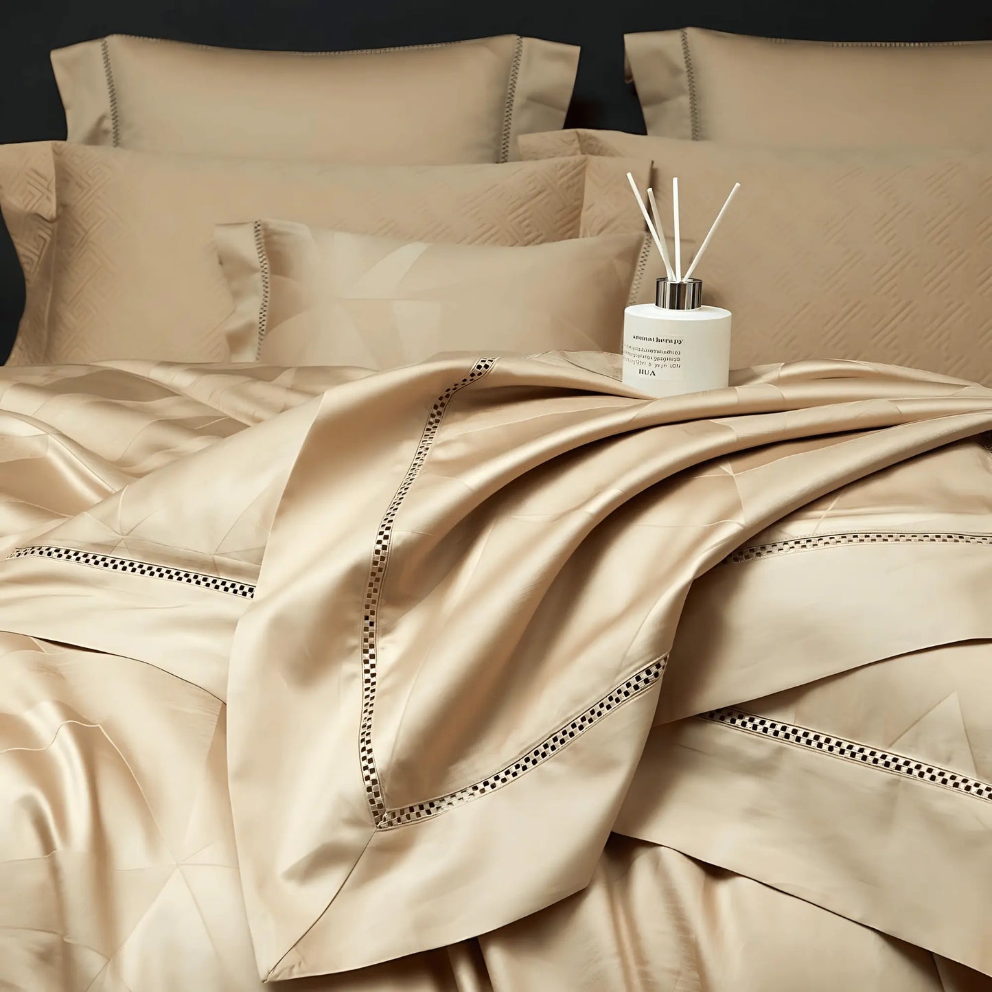 Egyptian Cotton Duvet Cover Set – 1400TC Jacquard