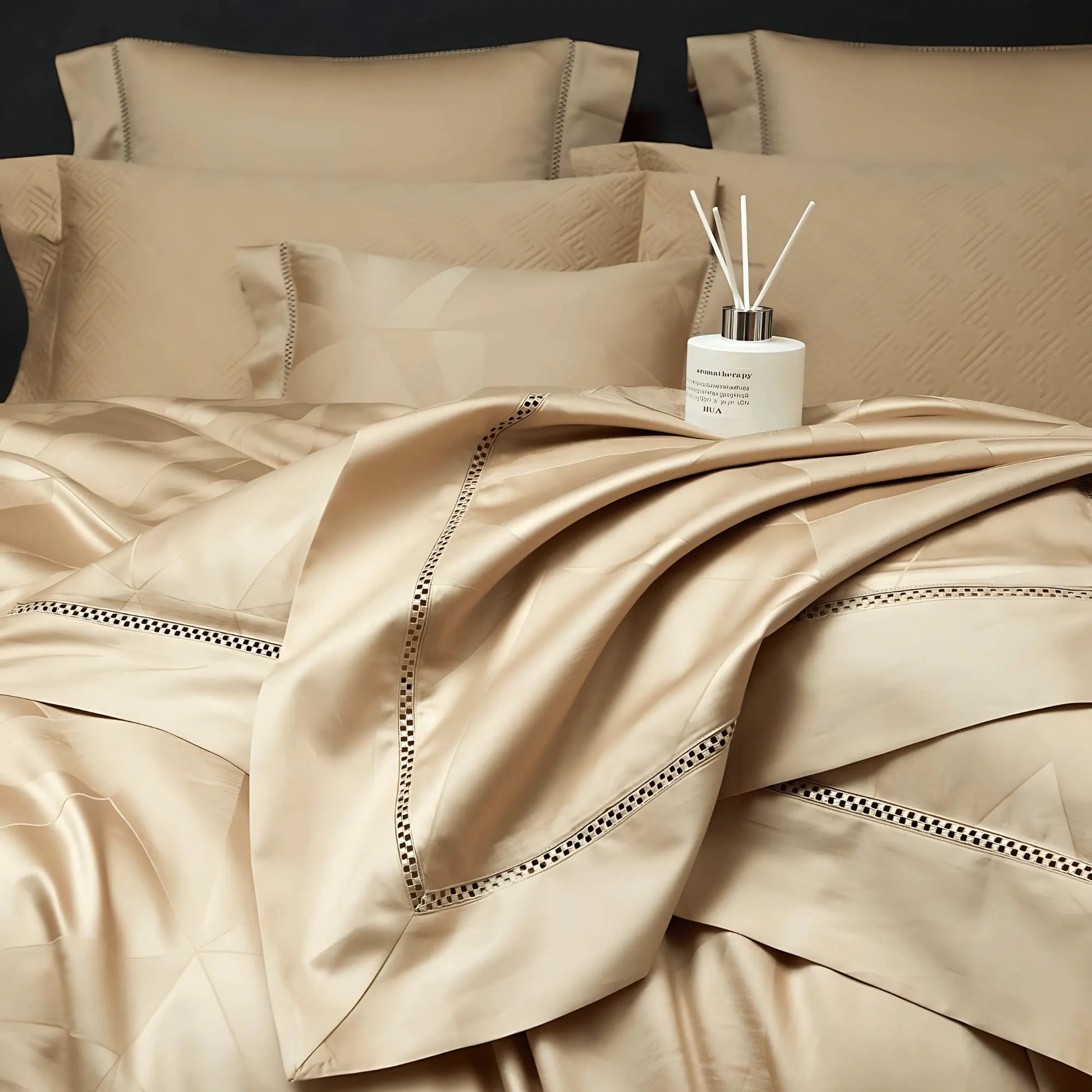 Egyptian Cotton Duvet Cover Set – 1400TC Jacquard