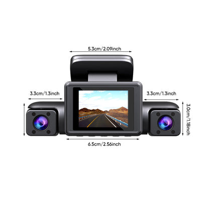 4 Channel Car Dash Cam | Full View Front Rear Side Camera System 1080P