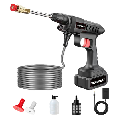 Portable Cordless Pressure Washer | Battery Powered Car & Garden Cleaner
