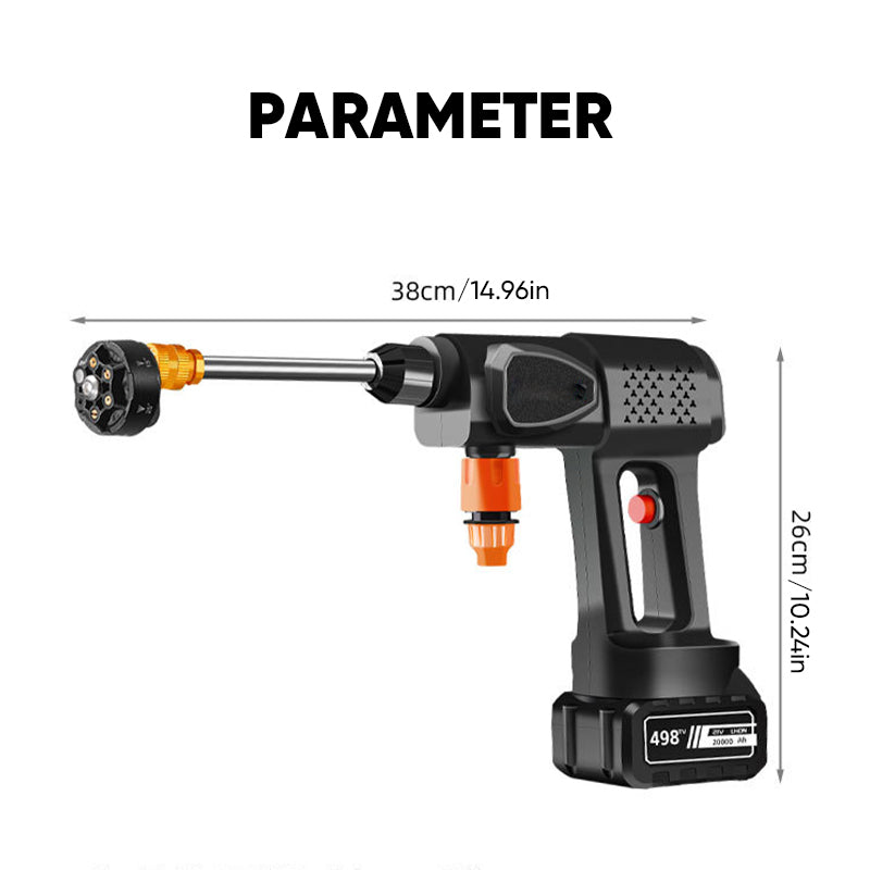 Portable Cordless Pressure Washer | Battery Powered Car & Garden Cleaner