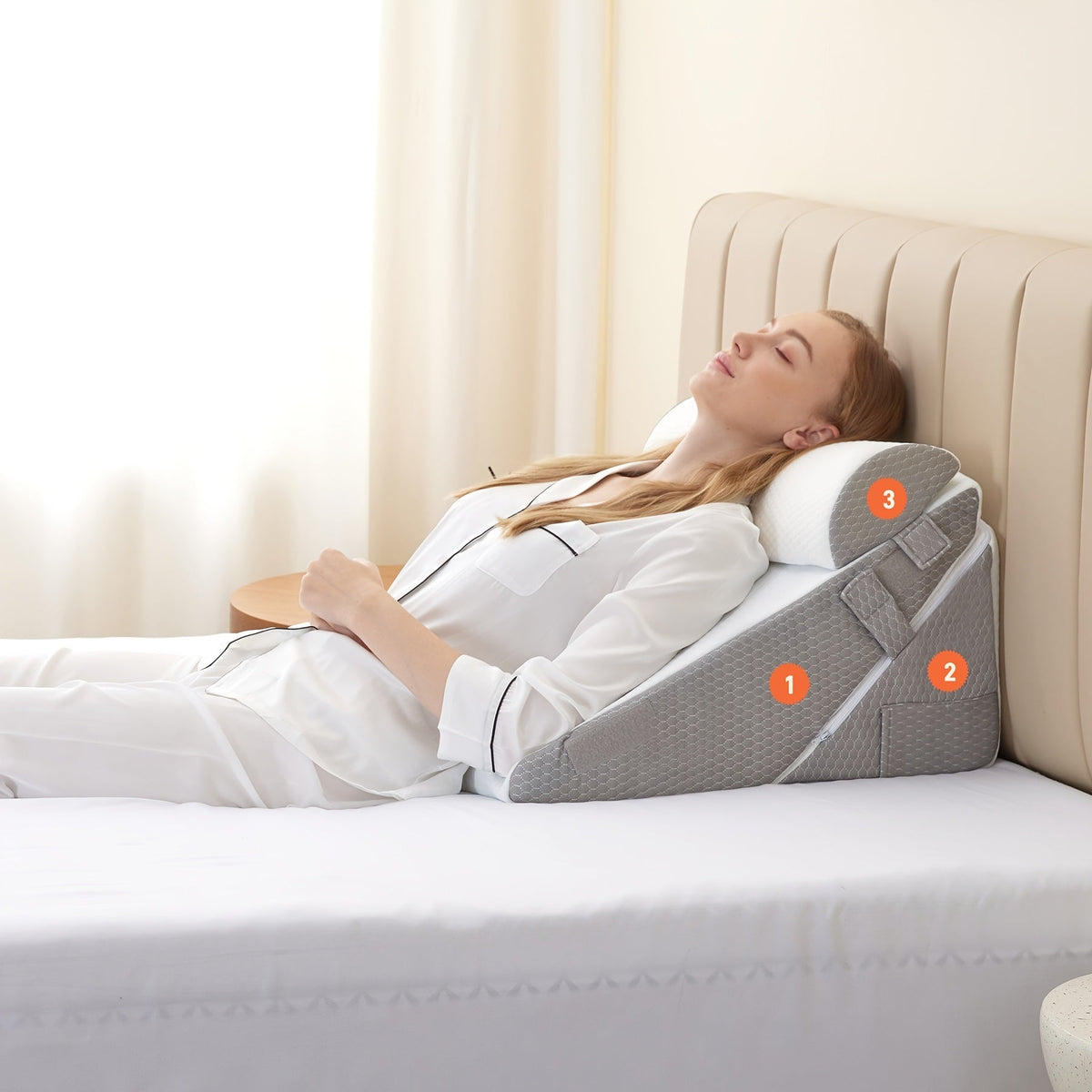 Comfort Plus | Adjustable Bed Wedge Pillow with Ergonomic Design | Multi-Purpose Support for Relaxation 2