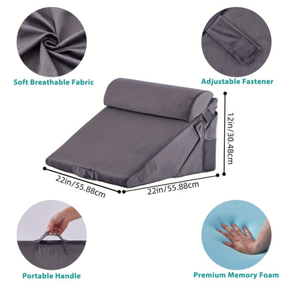 Comfort Plus | Adjustable Bed Wedge Pillow with Ergonomic Design | Multi-Purpose Support for Relaxation 6