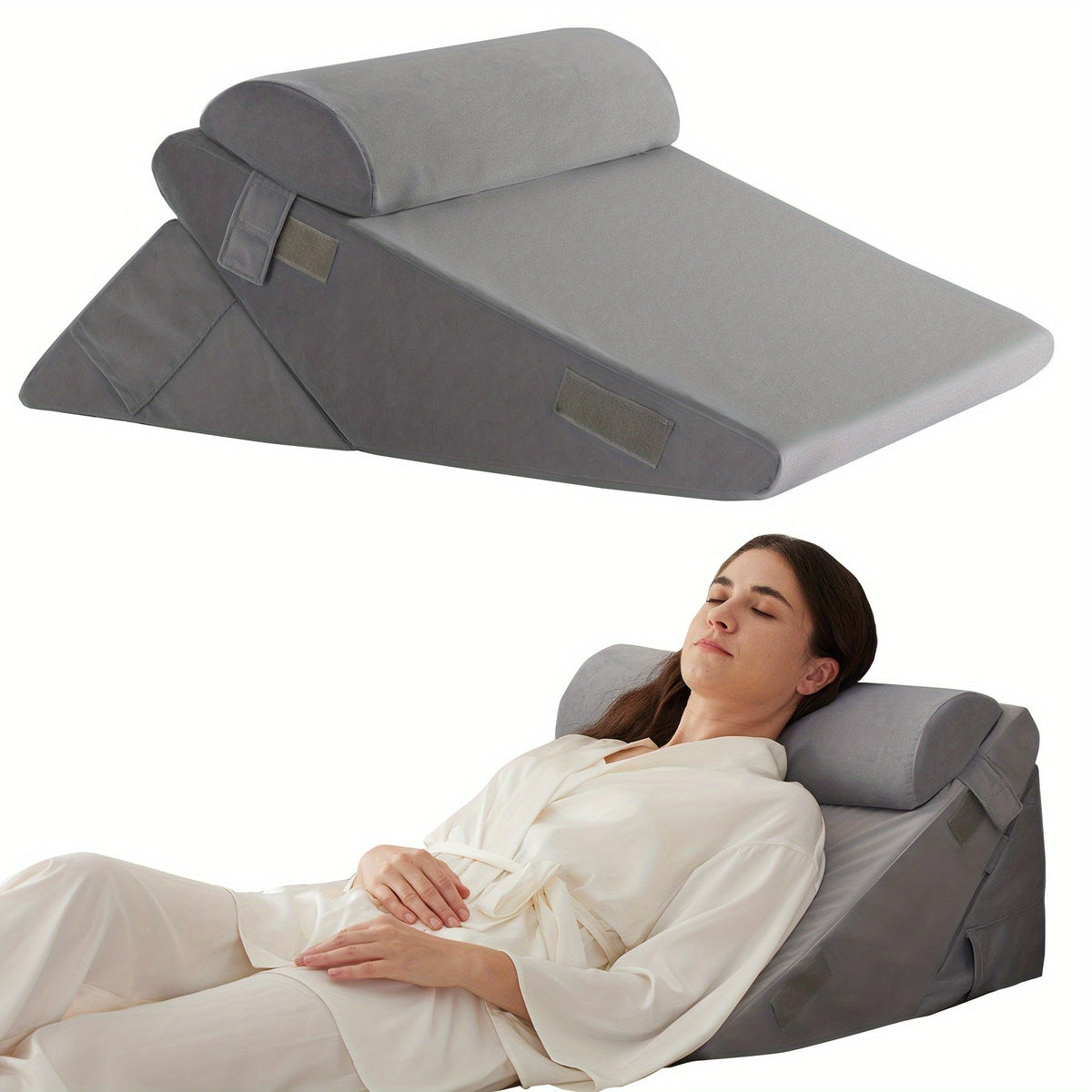 Comfort Plus | Adjustable Bed Wedge Pillow with Ergonomic Design | Multi-Purpose Support for Relaxation 9