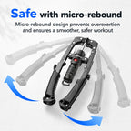 Adjustable 3-in-1 Chest & Arm Trainer with Ab Roller Wheel