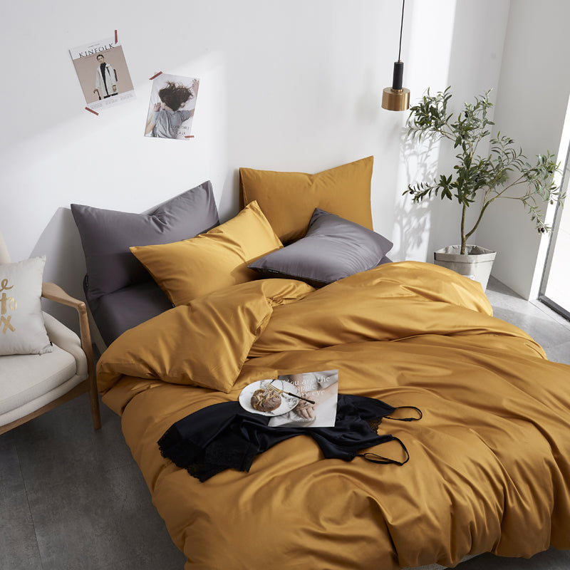Egyptian Cotton Duvet Cover Set – 600TC Jacquard Bedding
