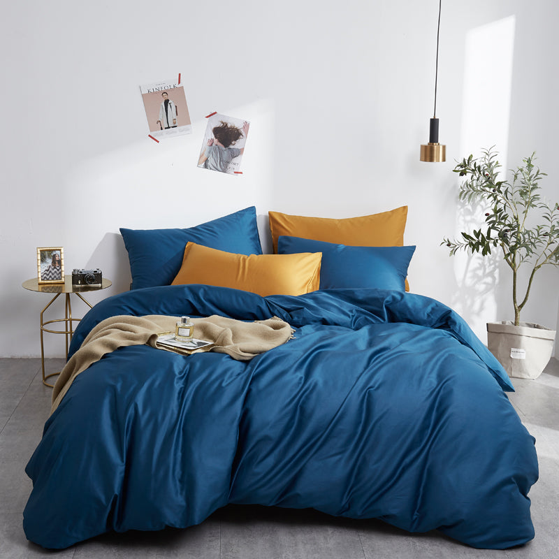 Egyptian Cotton Duvet Cover Set – 600TC Jacquard Bedding
