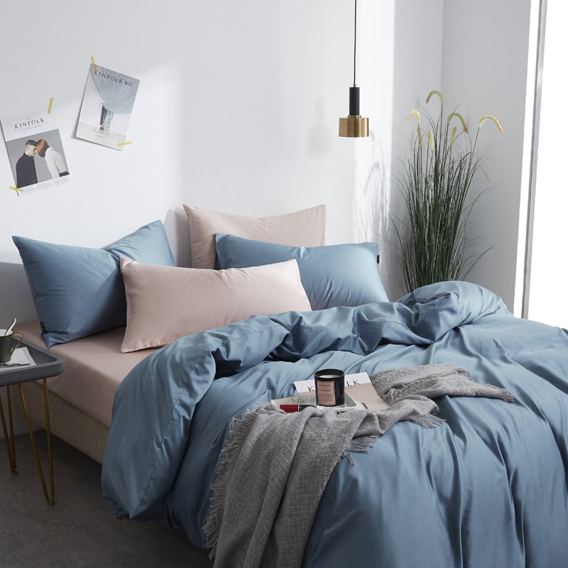 Egyptian Cotton Duvet Cover Set – 600TC Jacquard Bedding