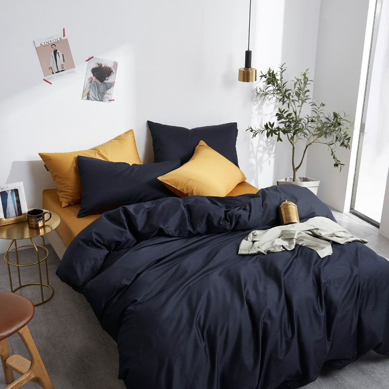 Egyptian Cotton Duvet Cover Set – 600TC Jacquard Bedding