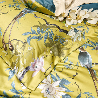 Tranquility Egyptian Cotton 600TC Duvet Cover Set – Luxury Printed Bedding