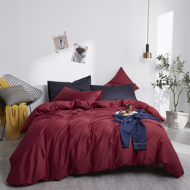 Egyptian Cotton Duvet Cover Set – 600TC Jacquard Bedding