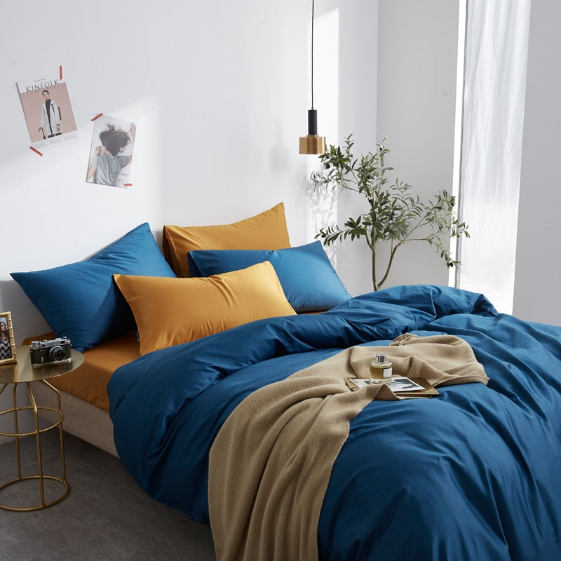 Egyptian Cotton Duvet Cover Set – 600TC Jacquard Bedding