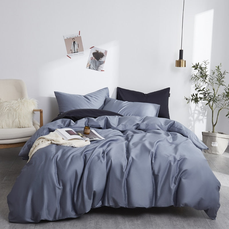 Egyptian Cotton Duvet Cover Set – 600TC Jacquard Bedding