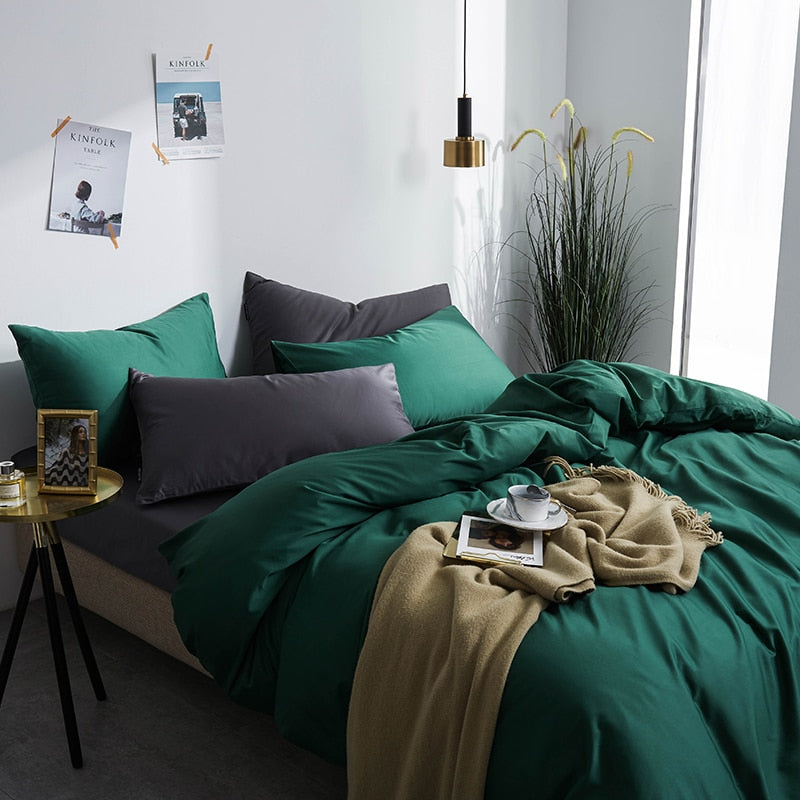 Egyptian Cotton Duvet Cover Set – 600TC Jacquard Bedding
