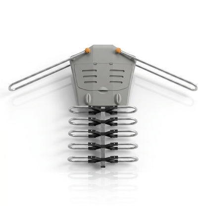 250 Miles Outdoor Digital Amplified HDTV Antenna, Motorized 360° Rotation W/ Pole