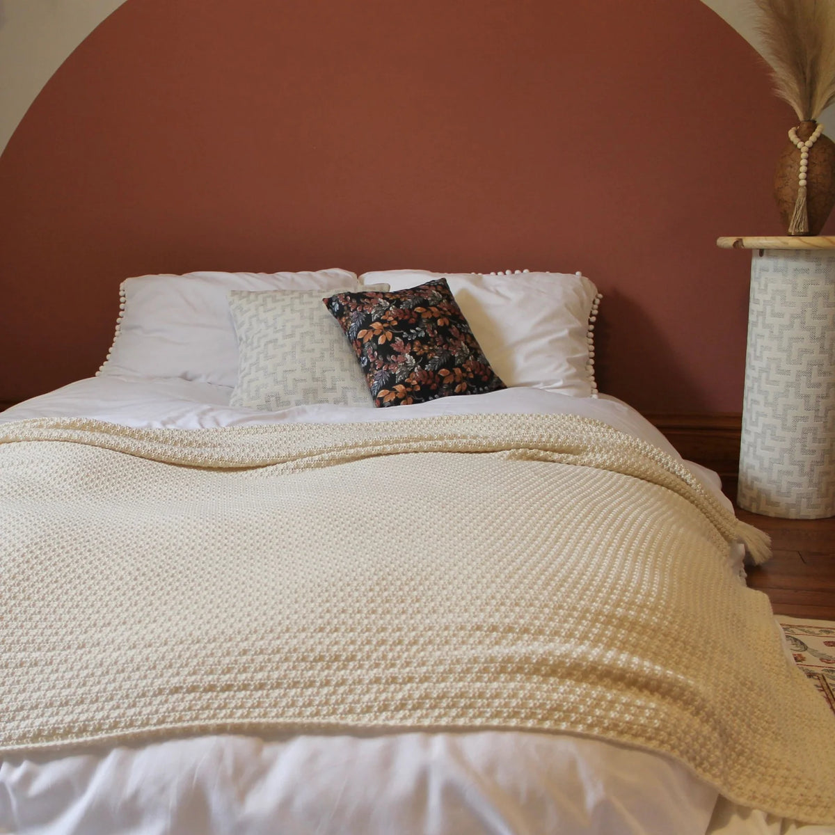 Convertible Plush Bean Bag Chair with Hidden Pull-Out Bed