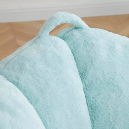 Foam Bean Bag Chair with Footrest