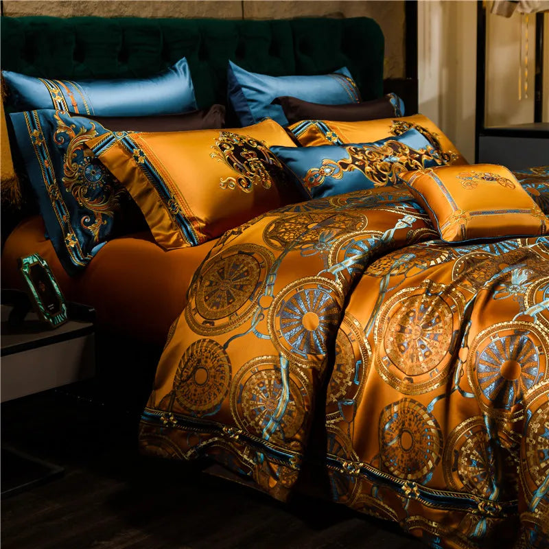 Crown Imperial Egyptian Cotton 800TC Duvet Cover Set – Luxury Jacquard Bedding