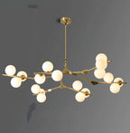 SYCAMORE - ZENDUCE - 18 Heads / Warm White / Gold
