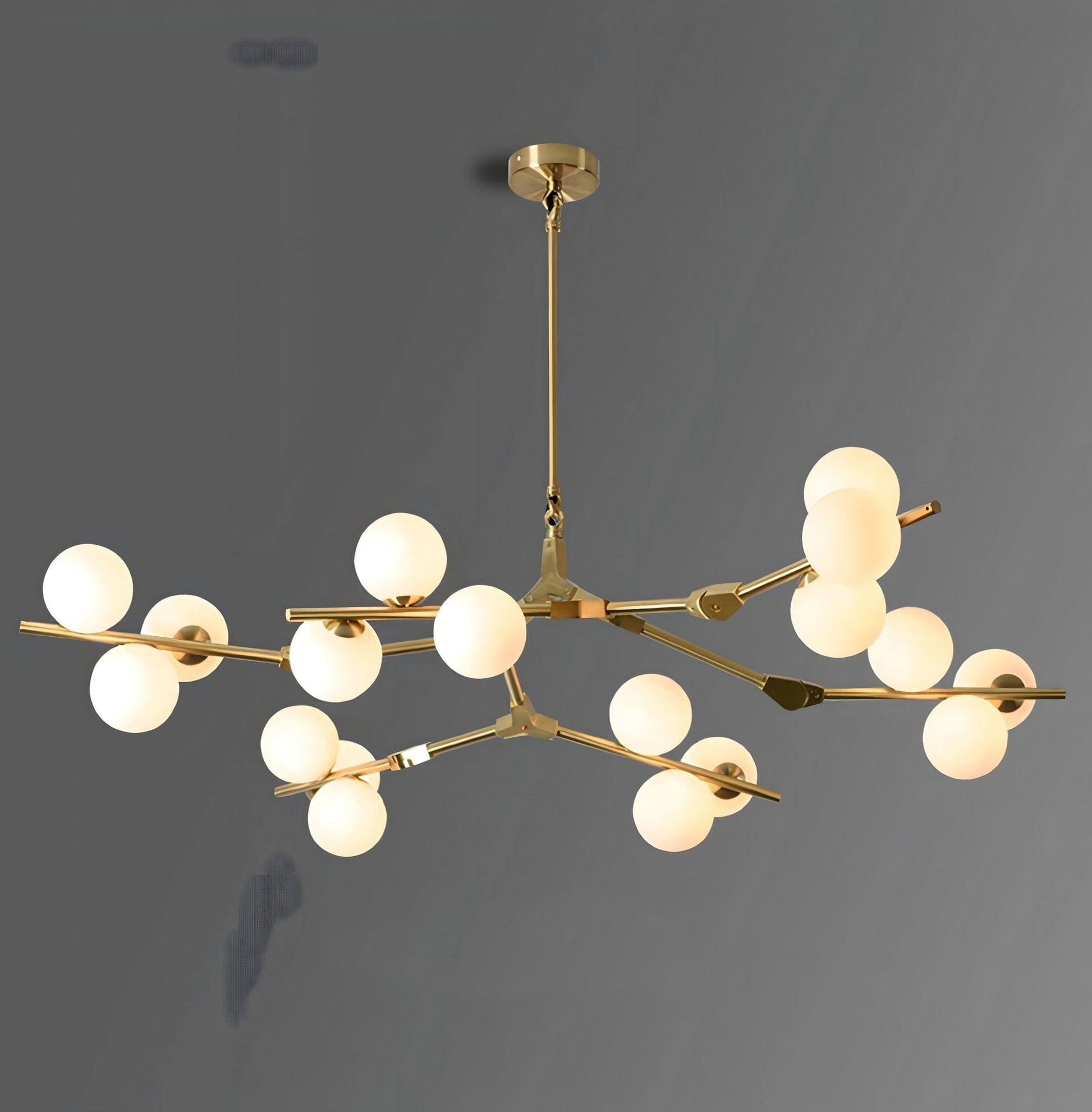 SYCAMORE - ZENDUCE - 18 Heads / Warm White / Gold