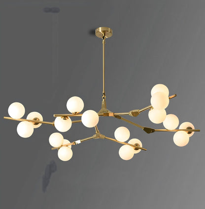 SYCAMORE - ZENDUCE - 18 Heads / Warm White / Gold