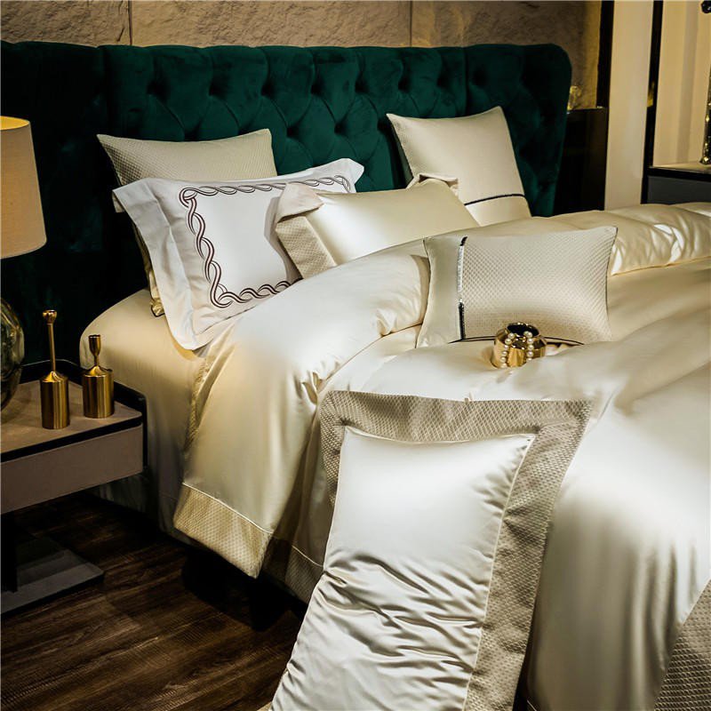Silken Satin Duvet Cover Set – Smooth Minimal Bedding