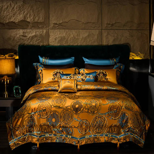 Crown Imperial Egyptian Cotton 800TC Duvet Cover Set – Luxury Jacquard Bedding