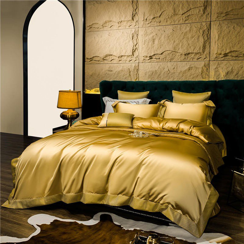 Silken Satin Duvet Cover Set – Smooth Minimal Bedding