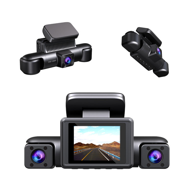 4 Channel Car Dash Cam | Full View Front Rear Side Camera System 1080P