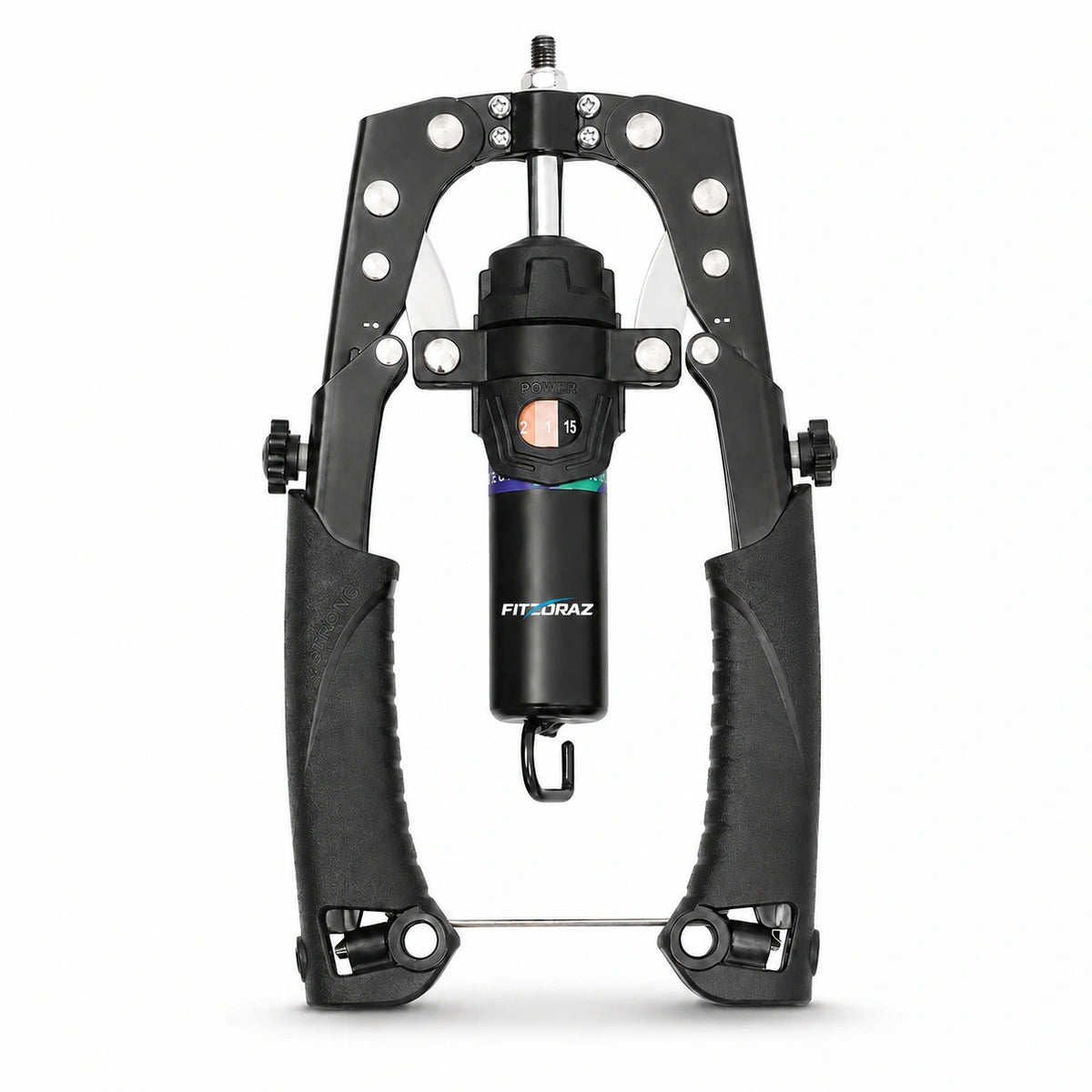 Adjustable 3-in-1 Chest & Arm Trainer with Ab Roller Wheel