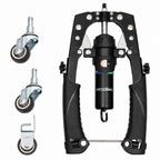 Adjustable 3-in-1 Chest & Arm Trainer with Ab Roller Wheel