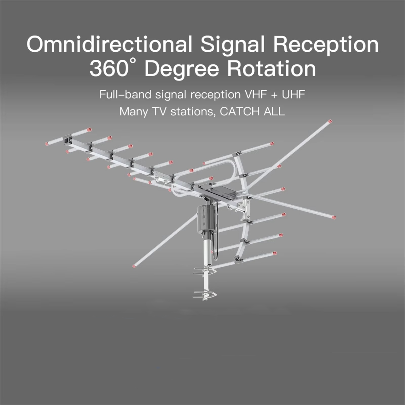 900 Mile Outdoor HDTV Antenna – Digital HD TV Antenna for Free Local Channels