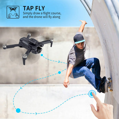 4K FPV Drone with Dual Camera – Foldable Brushless RC Quadcopter with Dual Battery