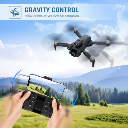 4K FPV Drone with Dual Camera – Foldable Brushless RC Quadcopter with Dual Battery