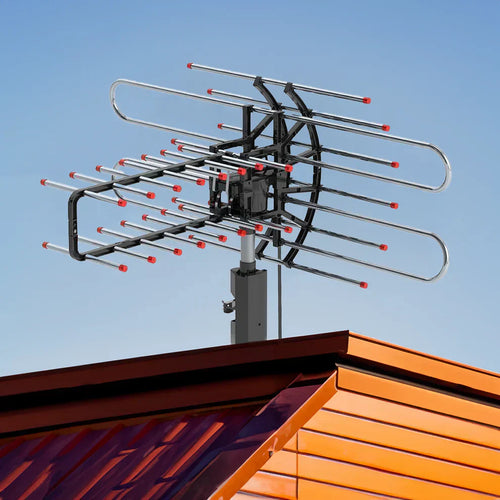Outdoor TV Antenna – Long Range UHF VHF FM Antenna for HD Channels