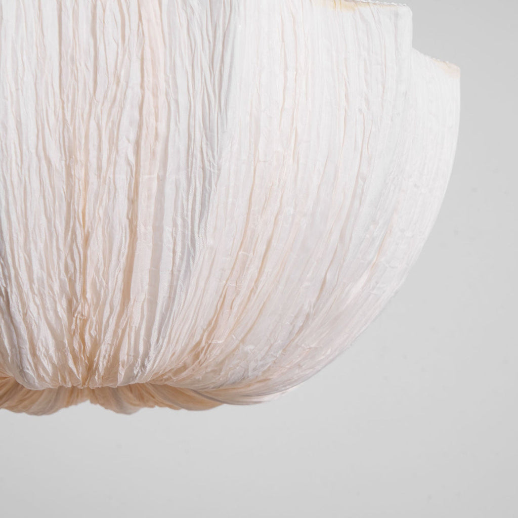 Parasol scalloped fabric pendant light – view 6