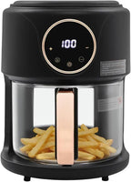 Non-Toxic Glass Air Fryer with PFAS-Free Borosilicate Pot