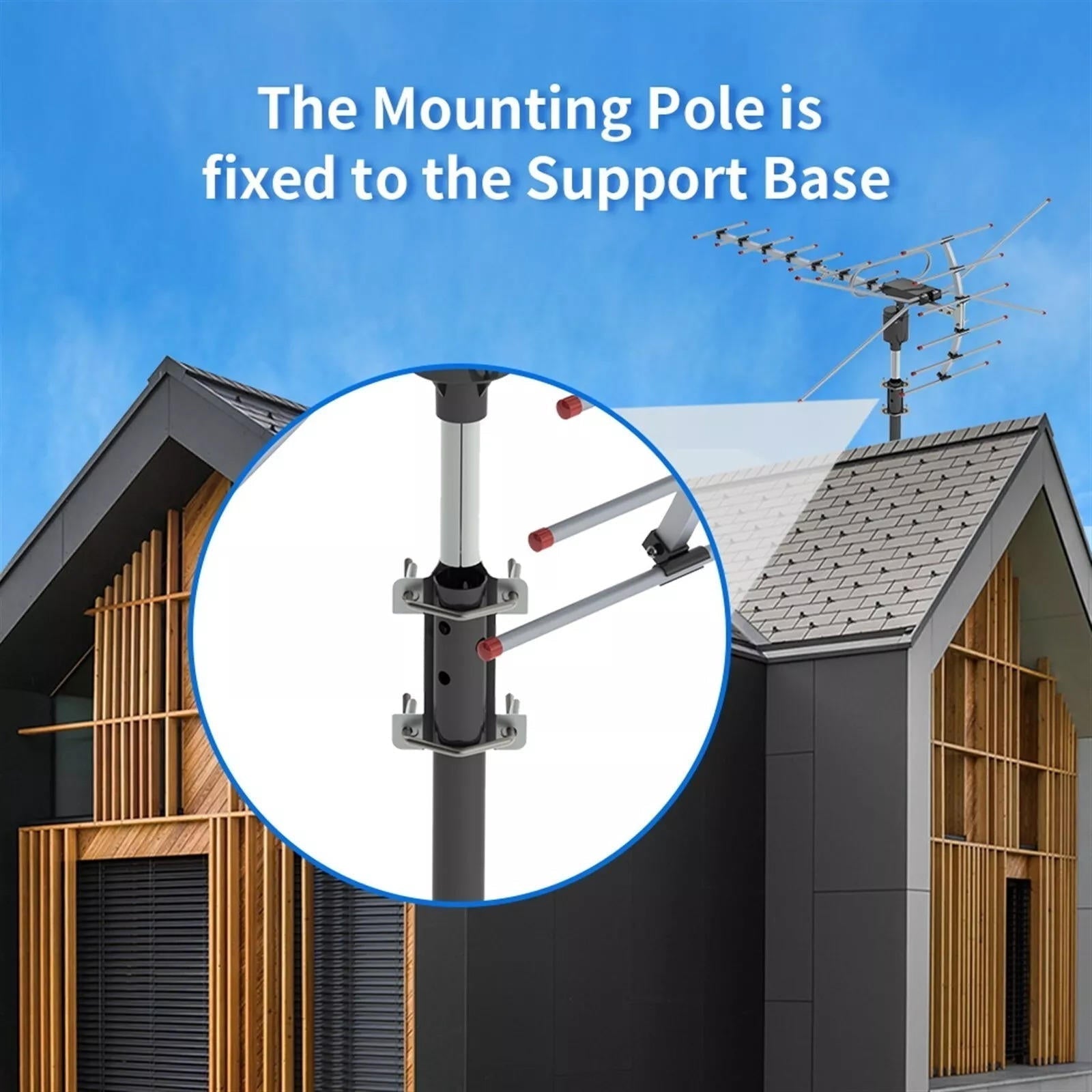 900 Mile Outdoor HDTV Antenna – Digital HD TV Antenna for Free Local Channels