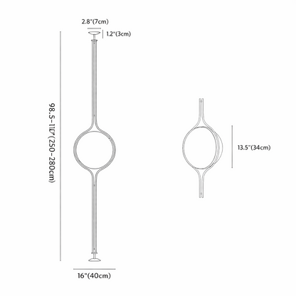 Cream Orb Floor-to-Ceiling Lamp – Soft Ambient LED Standing Light (Modern Decorative Lighting)