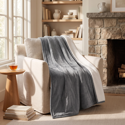 Vera Electric Heated Fleece Blanket, 10 Levels