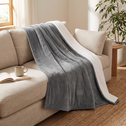Vera Electric Heated Fleece Blanket, 10 Levels